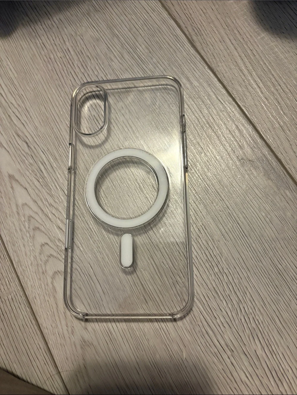 Clear White MagSafe-Compatible iPhone Case